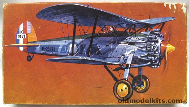 Pyro 1/48 Bristol Bulldog - (ex-Inpact), P609-100 plastic model kit